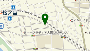 リパーク都島中野町3丁目の地図画像