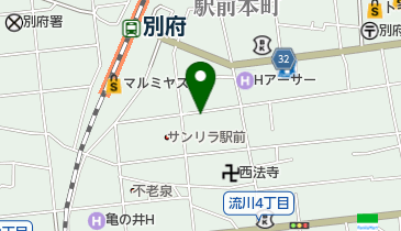 リパーク別府駅前町第2の地図画像