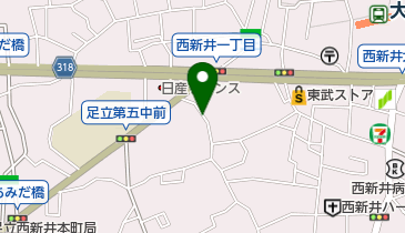 リパーク西新井本町1丁目第4の地図画像