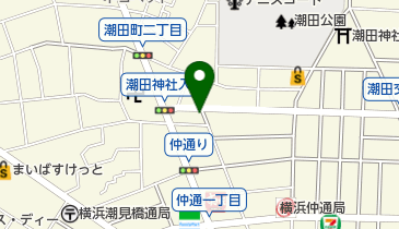 リパーク横浜潮田町2丁目の地図画像