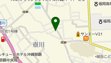 那覇市楚辺3丁目の地図画像