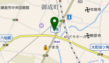 鎌倉下馬の地図画像