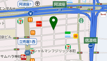 リパーク阿波座第5の地図画像