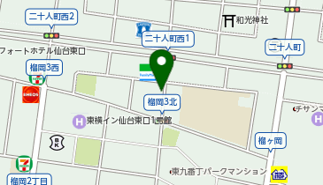 リパーク仙台東九番丁第2の地図画像