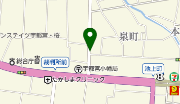 リパーク宇都宮泉町第4の地図画像