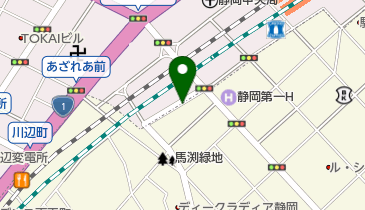 リパーク静岡泉町第2の地図画像