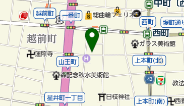 リパーク富山西町の地図画像