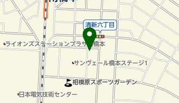 南橋本1丁目の地図画像