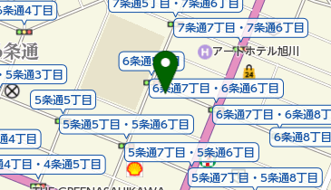 リパーク旭川6条通6丁目の地図画像