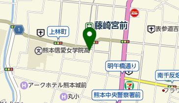 リパーク藤崎宮前駅前の地図画像