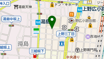 リパーク上野1丁目第2の地図画像