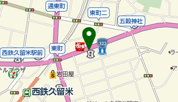 リパーク久留米大手町第3の地図画像