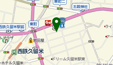 リパーク久留米大手町第5の地図画像