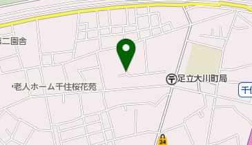 リパーク千住大川町の地図画像