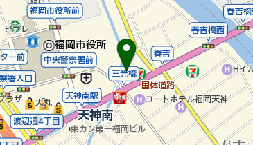 リパーク西中洲第4の地図画像