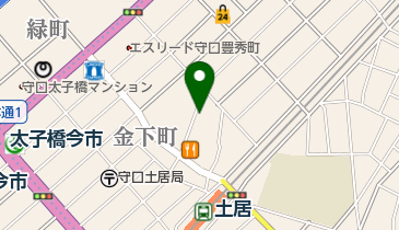 リパーク守口土居町の地図画像