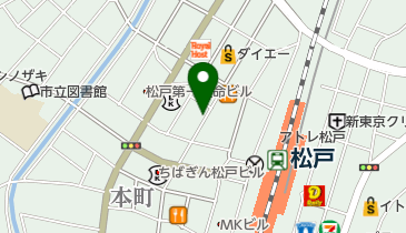 リパーク松戸駅西口第18の地図画像