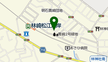 リパーク明石林崎松江海岸駅北の地図画像