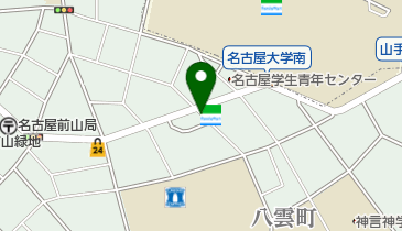 リパーク名古屋大学南の地図画像