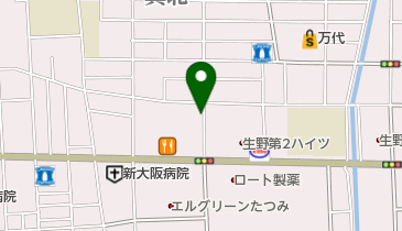 リパーク巽北1丁目の地図画像