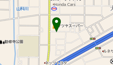 マツヤスーパー大宅店第2駐車場の地図画像