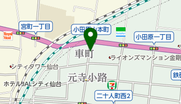 リパーク仙台小田原山本丁の地図画像