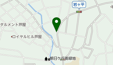 リパーク芦屋朝日ヶ丘町の地図画像