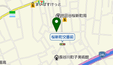 リパーク桜新町1丁目第4の地図画像