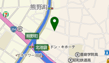 リパーク池袋本町2丁目の地図画像