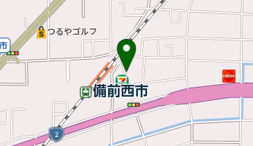 リパーク岡山西市駅前第2の地図画像