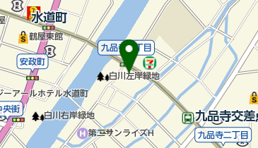 リパーク熊本九品寺1丁目第2の地図画像