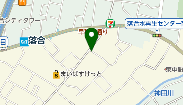 リパーク東中野5丁目の地図画像