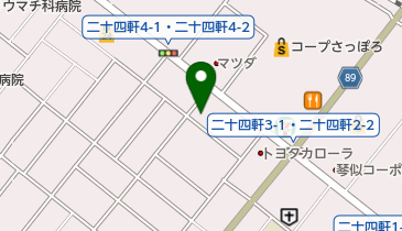 リパーク札幌二十四軒3条2丁目の地図画像