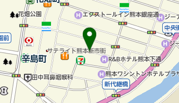 リパーク熊本下通2丁目第5の地図画像