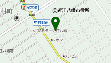 リパーク近江八幡市役所南の地図画像