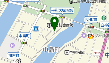 リパーク広島中島町第8の地図画像