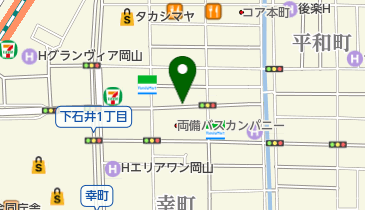 リパーク岡山錦町第3の地図画像