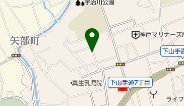 リパーク神戸中山手通7丁目第2の地図画像