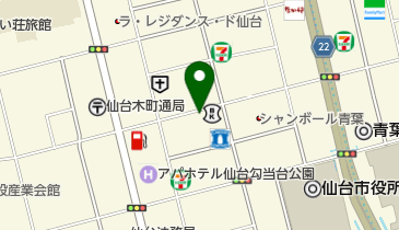 リパーク仙台二日町第5の地図画像
