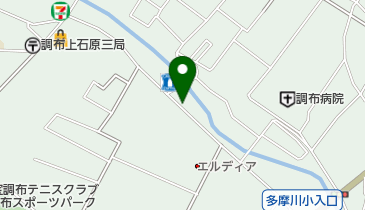 リパーク調布多摩川1丁目の地図画像