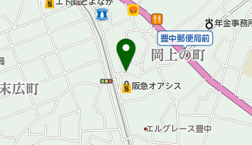 リパーク豊中岡上の町第3の地図画像