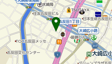 リパーク西五反田7丁目第2の地図画像