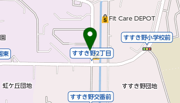 リパーク虹ケ丘団地の地図画像