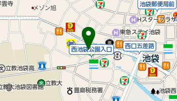 リパーク西池袋5丁目第3の地図画像