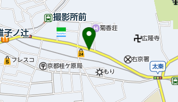 リパーク太秦三条通の地図画像