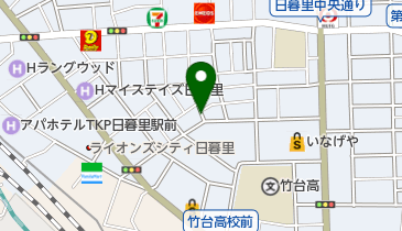 リパーク東日暮里5丁目第4の地図画像