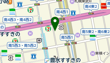 札幌南4西1第2の地図画像
