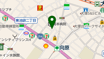 リパーク東池袋2丁目第3の地図画像