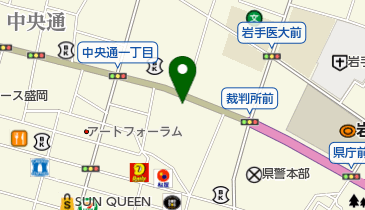 リパーク盛岡中央通1丁目第2の地図画像