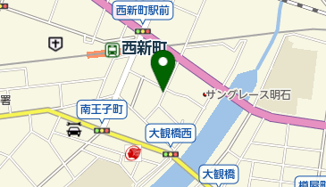 リパーク明石西新町3丁目の地図画像